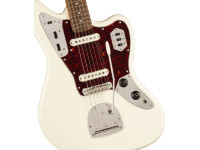 Fender  Squier FSR Classic Vibe 60s Jaguar Laurel Fingerboard Tortoiseshell Pickguard Matching Headstock Olympic White